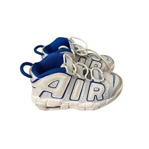 Nike Air More Uptempo '96 Embossed Hoops Youth Size 11.5C Royal Blue